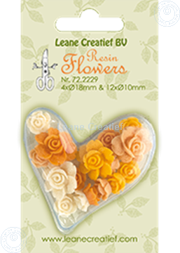 Bild von Resin flowers roses yellow