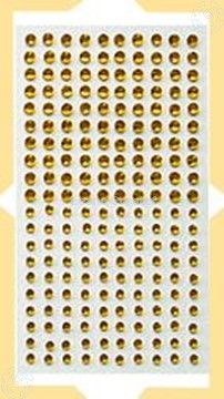 Picture of LeCreaDesign® Adhesive rhinestones yellow