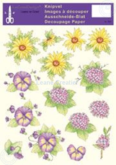 Picture of LeCreaDesign® Flower decoupage papers