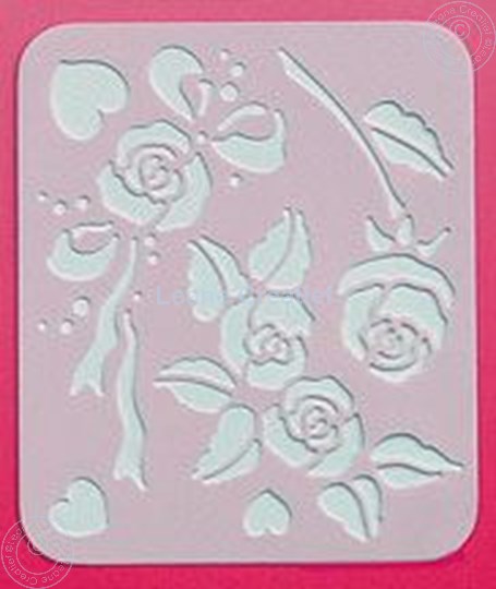 Afbeelding van LeCreaDesign® Spirella sjabloon rozen