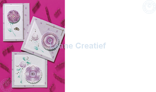 Afbeelding van LeCreaDesign® Spirella sjabloon rozen