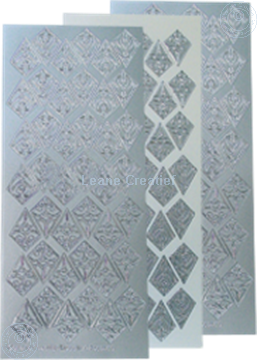 Image de LeCreaDesign® Sticker de rosettes argent