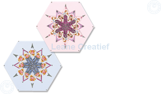 Picture of LeCreaDesign® Rosettes stickers / peel offs silver