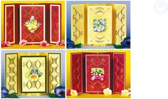 Picture of Embroidery variations on Cards (French)
