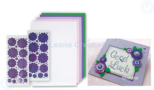 Image sur Sticker &  Foam de fleurs assortiment  1 Violet
