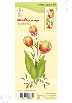 Bild von Silikon Stempel 3D Blume Tulpe 