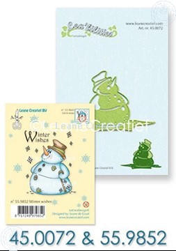 Afbeeldingen van Set Lea'bilitie&Clearstamp Snowman