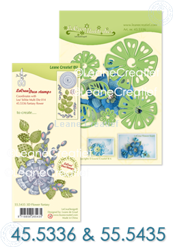 Afbeeldingen van Set Multi Die & Clearstamp Fantasy Flower