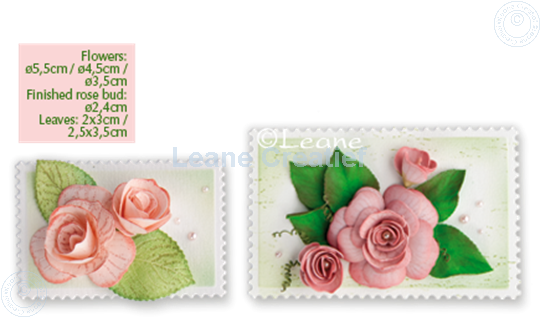 Image sur Set Multi die & Clearstamp Rose & Roll-up tool