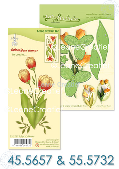 Image sur Set Multi Die & Clearstamp Tulip