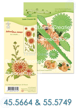 Bild von Multi die & Clear Stamp Chrysanthemum 