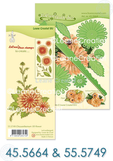 Afbeelding van Multi die & Clearstamp Chrysant 