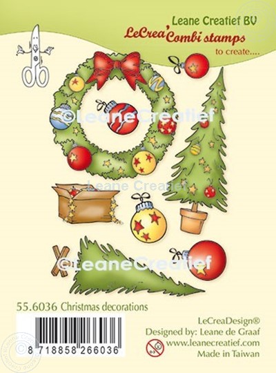 Picture of LeCreaDesign® combi clear stamp Christmas decorations