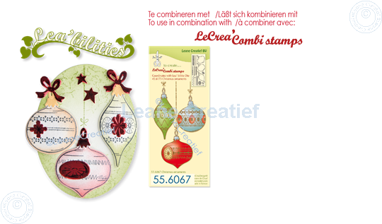 Image sur Lea’bilitie® Ornements de Noël matrice pour découper & gaufrage