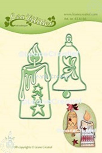 Image sur Lea’bilitie® Chandelle & Cloche de Noël matrice pour découper & gaufrage