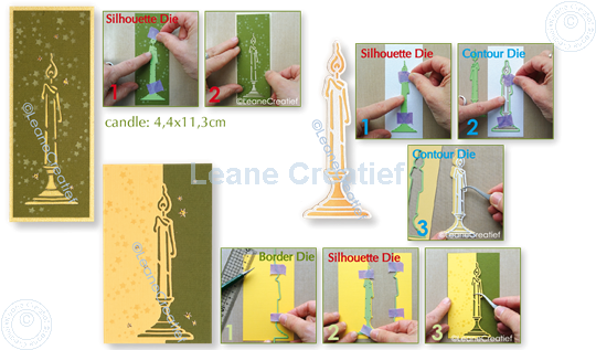 Picture of Lea’bilitie® Candle silhouette cut and embossing die