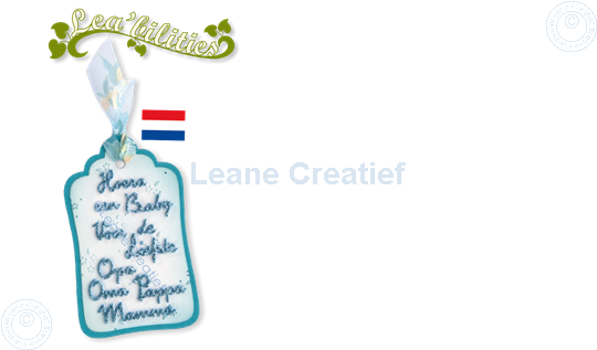 Picture of Lea’bilitie® Sentiments Dutch Family words  cutting die