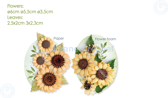 Bild von Multi die & Clear Stamp Sonneblume 3D