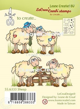 Picture of LeCreaDesign® combi clear stamp Sheep
