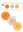 Picture of Flower Foam set 13 /6x A4 sheet /3 shades of Salmon-Orange