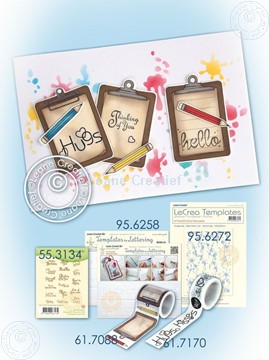 Bild von Washi tape clipboard