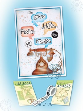 Bild von Washi tape words & telephone