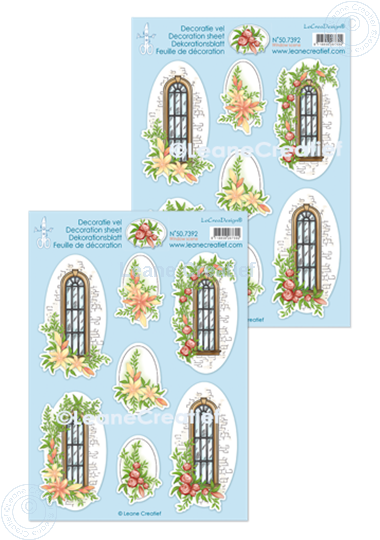 Afbeelding van Decoratie vellen Window scene 