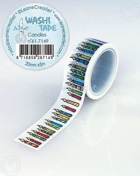 Picture of Washi tape Candles, 20mm x 5m.