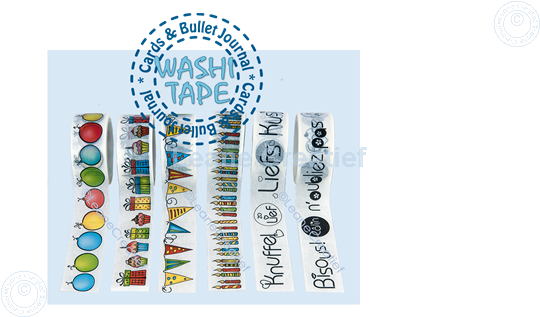 Bild von Washi Tape Kerzen, 20mm x 5m.