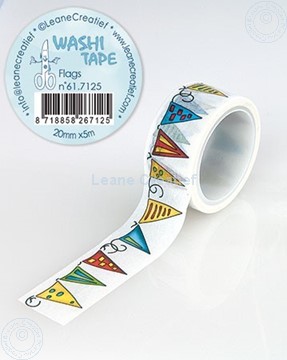 Bild von Washi Tape  Fahnen, 20mm x 5m.