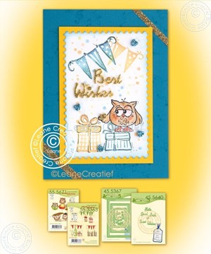 Picture of Combi stamp Owly & Presents