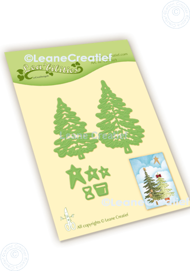 Image sur Lea’bilitie® Sapins de Noël matrice pour découper & gaufrage