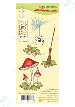 Afbeeldingen van LeCreaDesign® combi clear stamp Herfst