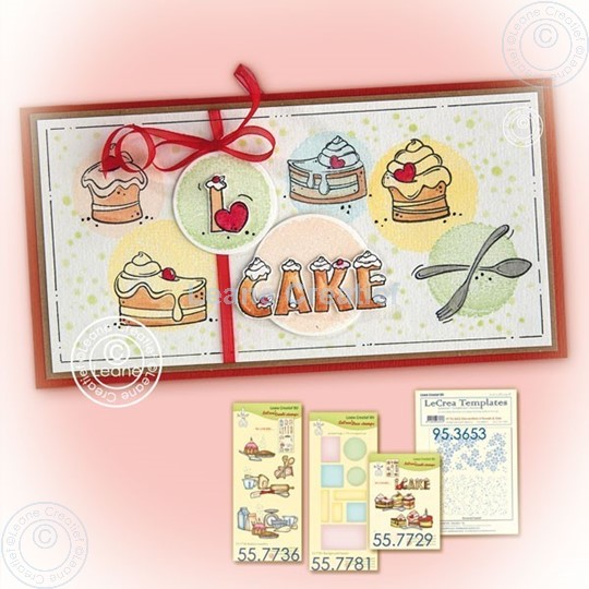 Afbeelding van cake slim line card