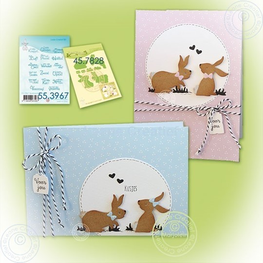 Bild von clean & simple card bunnies