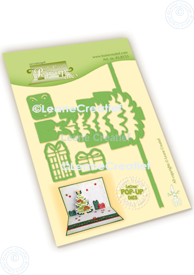 Afbeelding van Lea’bilitie® Pop-Up Kerstboom snij en embossing mal