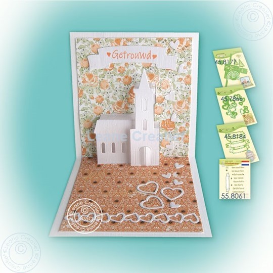 Picture of Pop-up Church wedding card