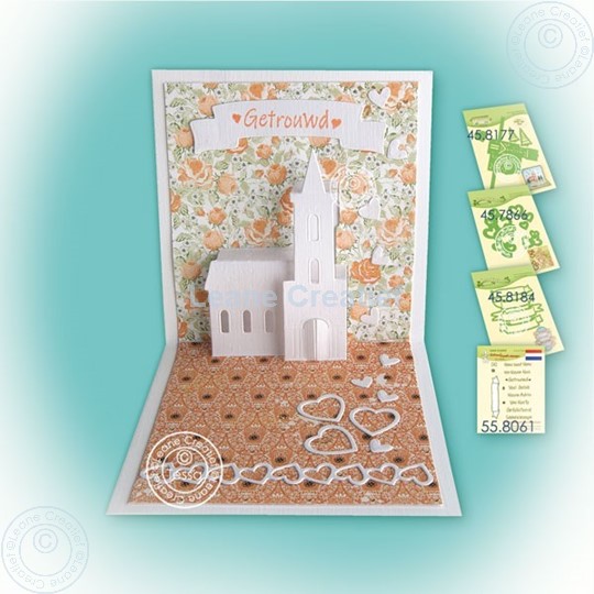 Afbeelding van Pop-up Church wedding card