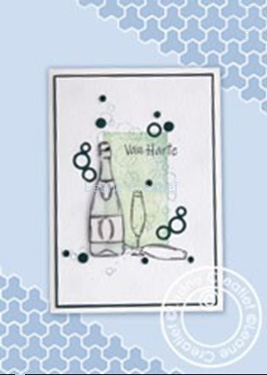 Afbeelding van Celebration card & combi stamp