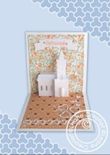 Image sur Pop-up Church wedding card