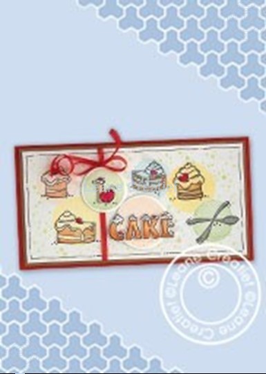 Afbeelding van cake slim line card