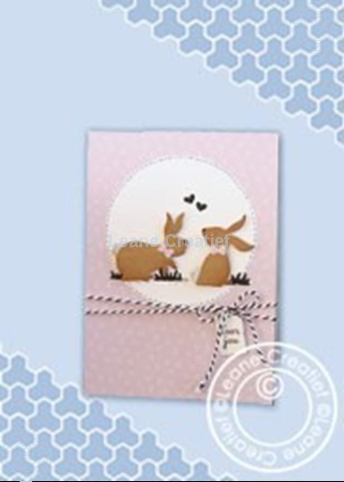 Bild von clean & simple card bunnies