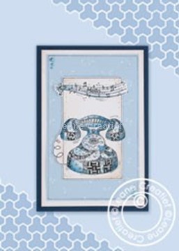 Afbeeldingen van Doodle stamp Telephone