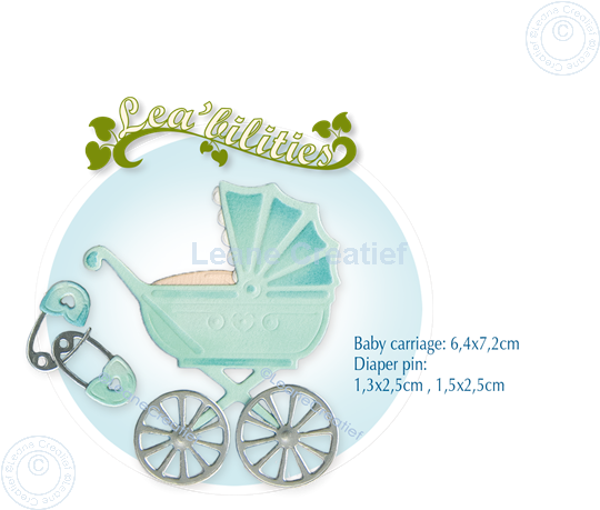 Afbeelding van Lea’bilitie® Kinderwagen snij en embossing mal                            