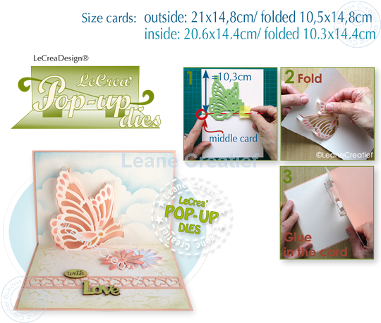 Picture of Lea’bilitie® Pop-Up Butterfly cut and embossing die