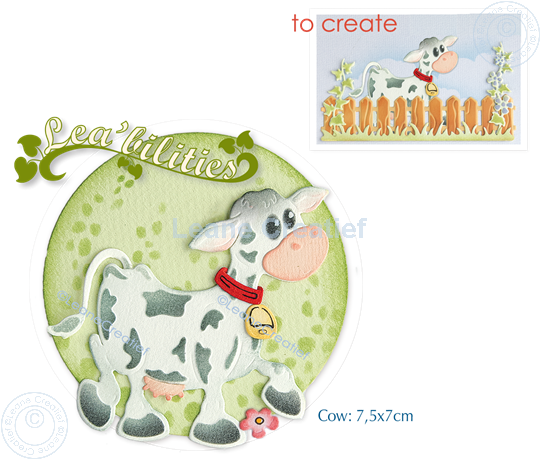 Picture of Lea’bilitie® Cow cut and embossing die