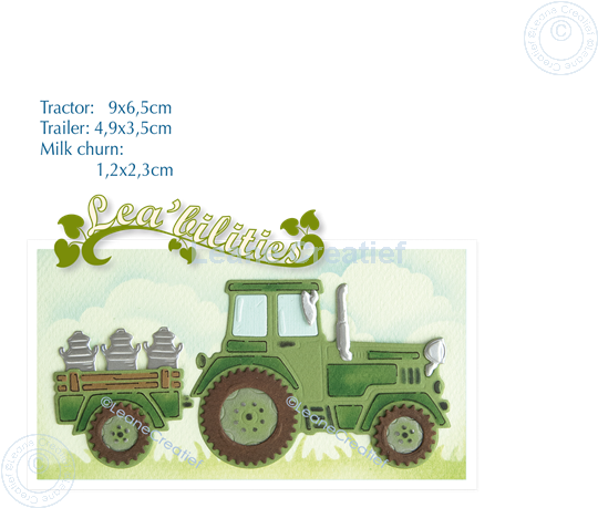 Picture of Lea’bilitie® Tractor cut and embossing die