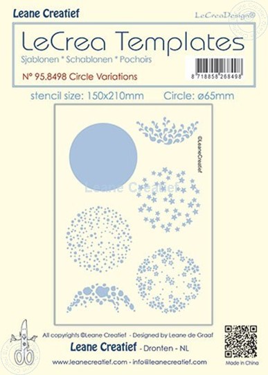 Afbeelding van Stencil Cirkel variaties