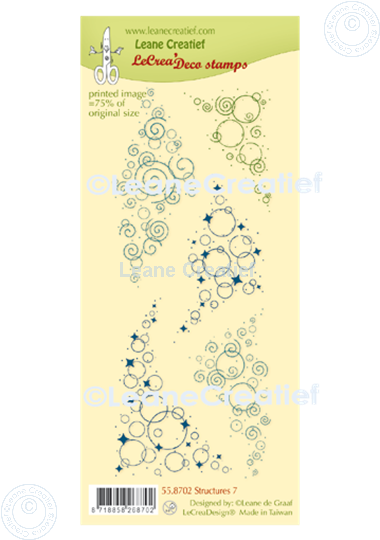 Picture of LeCreaDesign® deco clear stamp Structures nº 7. 