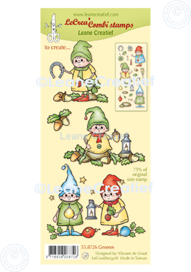 Image sur LeCreaDesign® tampon clair à combiner Gnomes